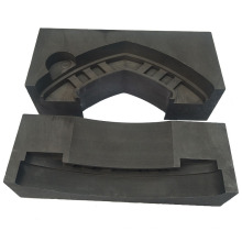 Durable good electrical conductivity melting glass graphite mold